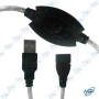 CÂBLE EXTENSION 15M USB AVEC AMPLIFICATEUR + FILTRE
