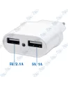 Chargeur Dual USB MUJU AUTO-ID (3.1A Total) pour Android
