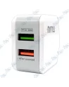 ⚡Chargeur Rapide Secteur MUJU Double USB Auto-ID 12W - iOS/Android