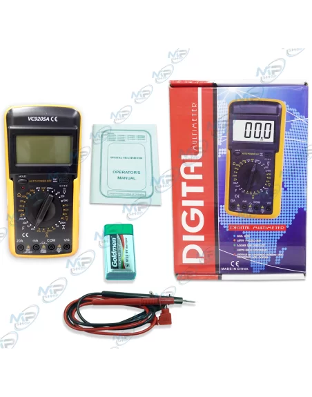 ⚡Multimètre Digital VC9205A | Mesure Précise et Polyvalente (AC/DC)
