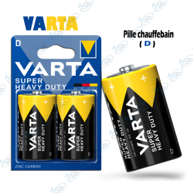 🔋 Piles VARTA D R20 Super Heavy Duty : 1.5V, Carbone Zinc, Fiabilité pour Gros Appareils