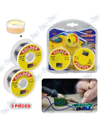 copy of pack 3 bobines fils de soudure 100g/100g/10g