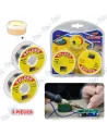 🔬Fil à Souder 60/40 (Étain/Plomb) + Flux de Colophane (Rosin) – Kit 3 Pièces