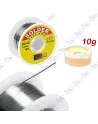 🔬Fil à Souder 60/40 (Étain/Plomb) + Flux de Colophane (Rosin) – Kit 3 Pièces