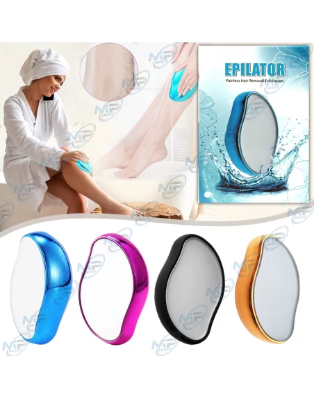 🩹Gomme Épilatoire Cristal Nano – Épilation Sans Douleur & Exfoliation