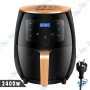 🍟Air Fryer HM Crest 6L XXL | 2400W, Écran Tactile LED | Cuisine Saine