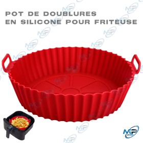 🍲Doublure en Silicone Réutilisable pour Air Fryer | Stop Salissures