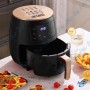 🍟Air Fryer HM Crest 6L XXL | 2400W, Écran Tactile LED | Cuisine Saine