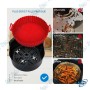 🍲Doublure en Silicone Réutilisable pour Air Fryer | Stop Salissures