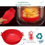 🍲Doublure en Silicone Réutilisable pour Air Fryer | Stop Salissures