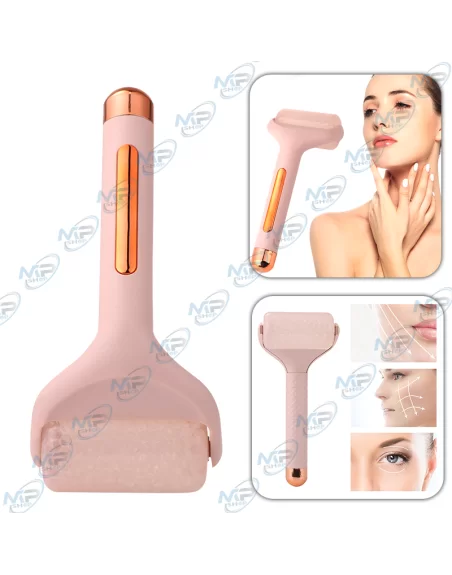 🧘Rouleau Masseur Glacé Visage (Ice Roller) – Anti-Poches & Pores