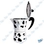 ☕Cafetière Italienne Moka "Vache" - Style Rétro, Capacité 3 ou 6 Tasses