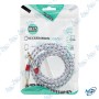 CABLE JACK MALE/MALE STEREO  PLASTIQUE BLINDE