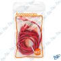 2CABLE MICRO USB 2M ROUGE
