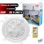 🌬️Ventilateur Plafond LED 30W E27 – 3 Couleurs, 3 Vitesses & Télécommande