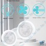 lampe ventilateur lumineux intelligent