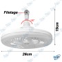 🌬️Ventilateur Plafond LED 30W E27 – 3 Couleurs, 3 Vitesses & Télécommande