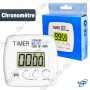 Minuteur Numérique de Cuisine avec Alarme – Compte à Rebours/Chronomètre – Affichage LCD – Modèle TA118