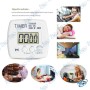 Minuteur Numérique de Cuisine avec Alarme – Compte à Rebours/Chronomètre – Affichage LCD – Modèle TA118