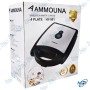 🔄Machine 3-en-1 Amouna 1400W - Gaufres, Croque-Monsieur, Noix Remplies