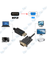 🖥️Câble Adaptateur DisplayPort vers VGA 1.8m – Full HD 1080p