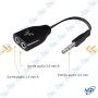 cable adaptateur jack male vers double femelle audio