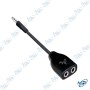 cable adaptateur jack male vers double femelle audio