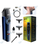 🔋Tondeuse de Précision HTC AT-588 : Turbo, Lame Acier Inox, USB Type-C