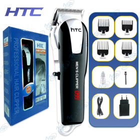 ✂️Tondeuse HTC CT-8088 Sans Fil : $180$ Min Autonomie, Lames Acier, Écran LED