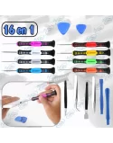 🛠️Kit de Réparation Électronique 16 en 1 : Tournevis de Précision Polyvalents