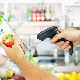 🔌Douchette Code-Barres Sans Fil USB 2.4GHz 1D/2D Inventaire Caisse