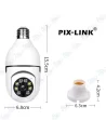 📸Caméra Ampoule Wi-Fi 360° HD | Installation E27 Facile | Détection Mouvement