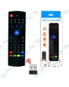 ⌨️Air Fly Mouse 2-en-1 sans Fil - Clavier QWERTY pour Smart TV & Android Box