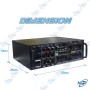 Amplificateur de puissance  Teli AV MP-326BT HiFi Bluetooth 5.0