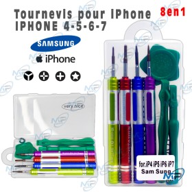 📱Kit Tournevis de Précision 8-en-1 pour Réparation iPhone et Samsung