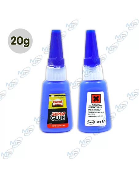 💎Super Glue Professionnelle Powtech 20g - Colle Forte Cyanoacrylate
