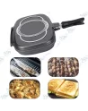 🍳Poêle Magic Double Face Dessini 40cm - Anti-adhésive & Sans Fumée