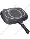 🍳Poêle Magic Double Face Dessini 40cm - Anti-adhésive & Sans Fumée