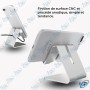 📱Support Téléphone & Tablette Aluminium Design | Bureau, Cuisine