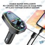 🎶Transmetteur FM Bluetooth 5.0 Q9 | Lecteur MP3 & Chargeur Voiture PD
