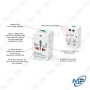 🛡️Adaptateur de Voyage Universel Global avec Protection Anti-Surtension