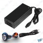 🛴Chargeur 42V 2A Hoverboard/Trottinette 3 Broches 8mm - Batterie 36V Li-ion