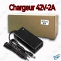 🔋Chargeur 42V 2A Lithium Ion pour Trottinette/Vélo Électrique – Rapide et Sûr