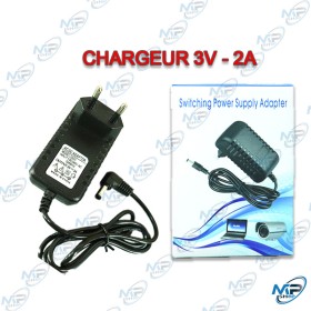 ⚡Chargeur Adaptateur Secteur 3V 2A Universel - Alimentation Fiable
