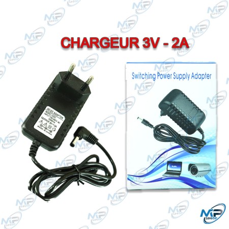 ⚡Chargeur Adaptateur Secteur 3V 2A Universel - Alimentation Fiable