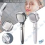 Pommeau de douche économique à 4 niveaux