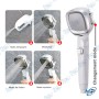 🚿Pomme de Douche Speedboost 4 Modes | Haute Pression et Filtration Fine