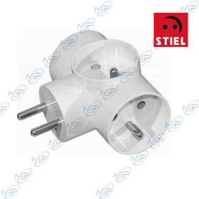 🏠 Triple Adaptateur Secteur Mural (T-Plug) 3 Voies pour Prises Européennes