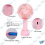 🌬️Mini Ventilateur USB Rechargeable | Portable 3 Vitesses | Couleurs Fun