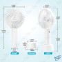 Mini Ventilateur Portable Rechargeable